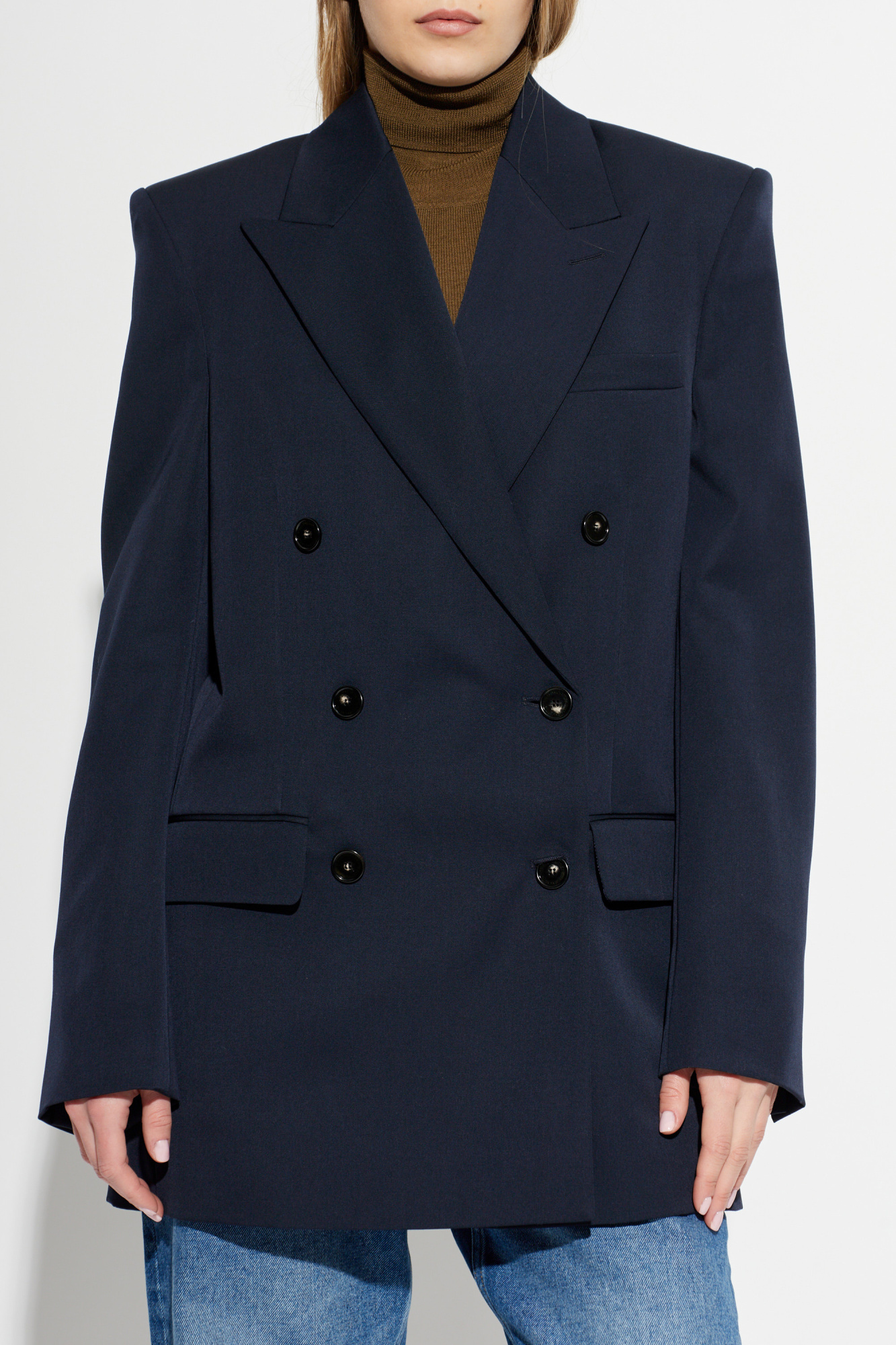 STELLAMCCARTNEY  ダブルブレストウールジャケットXLサイズ Stella McCartney Double-Breasted Wool Blazer | Women's | Vitkac